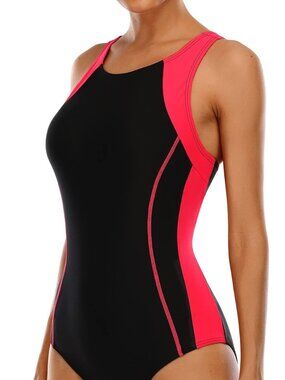 Beautyin Women's One Piece Athletic Racerback Swimsuit